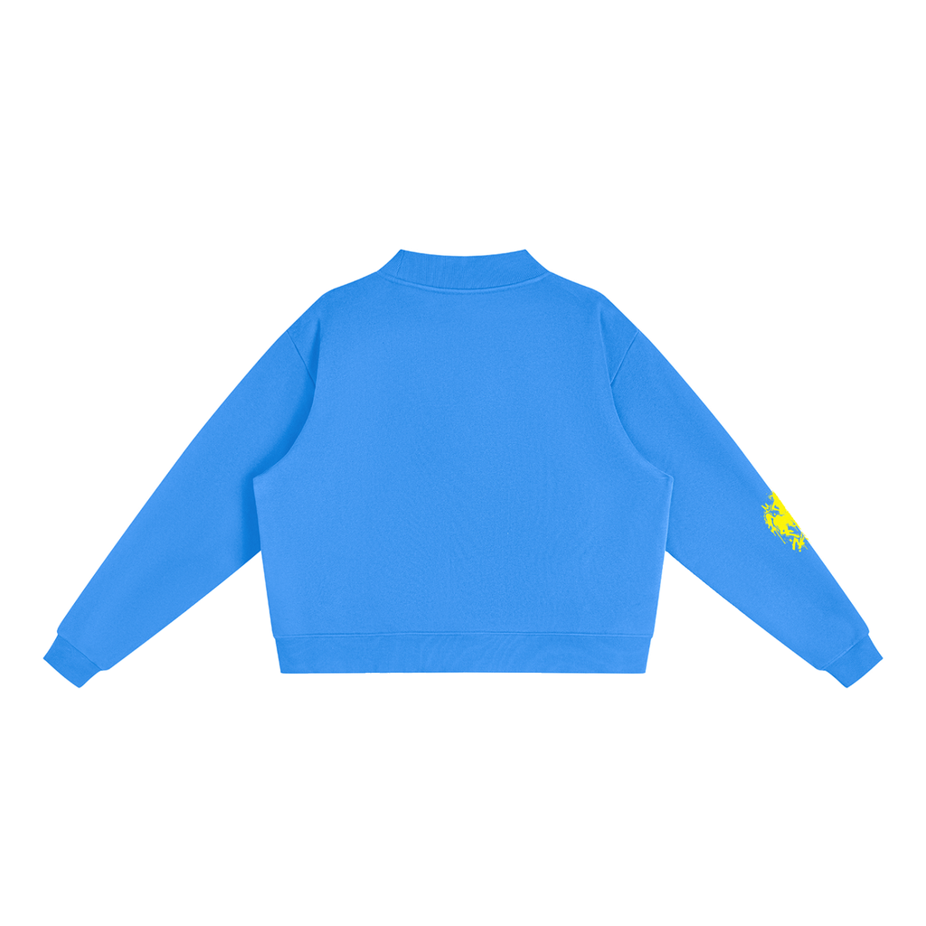 Wyo Woman Graffiti Neon Fleece Sweatshirt