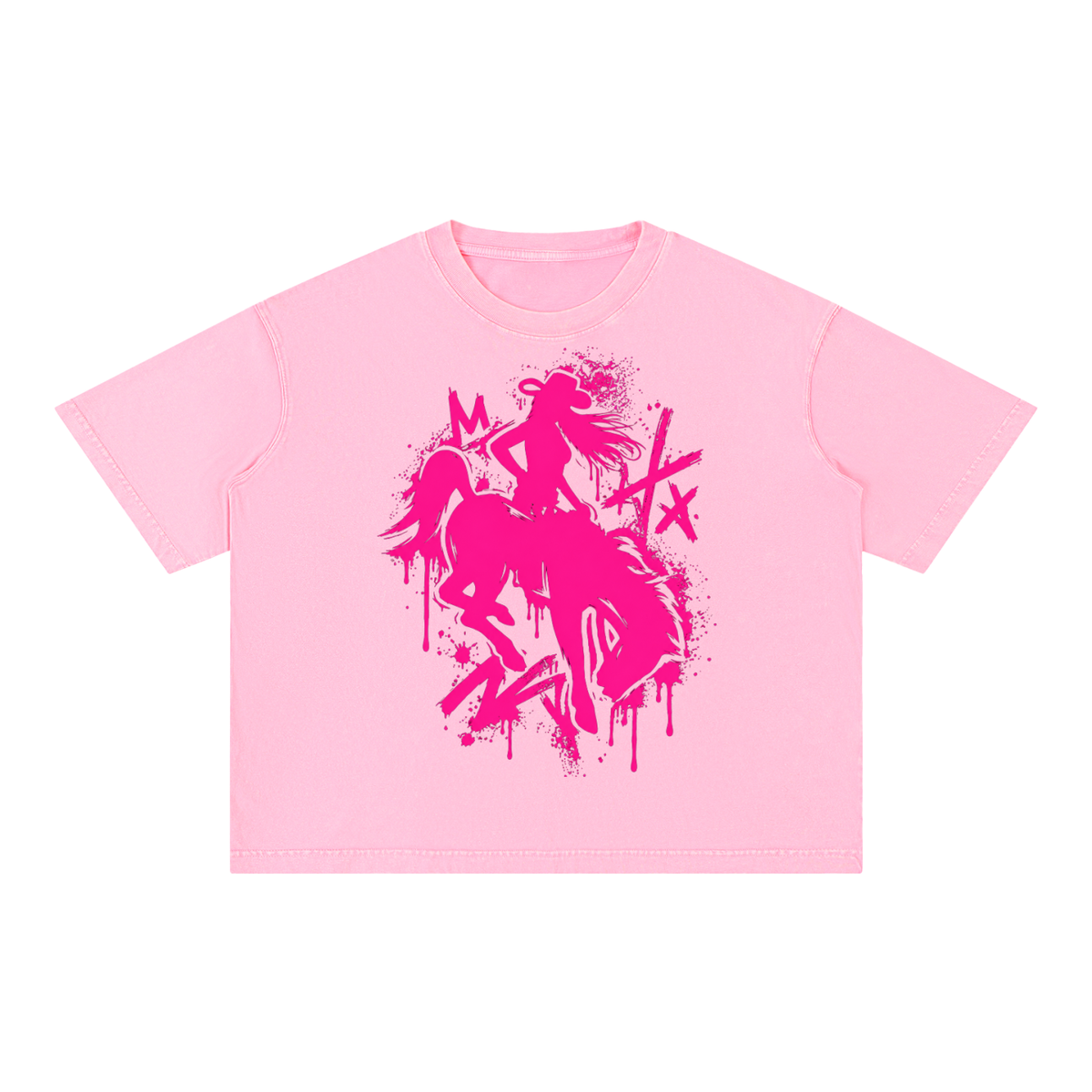 Wyo Woman Graffiti - Boxy T-Shirt