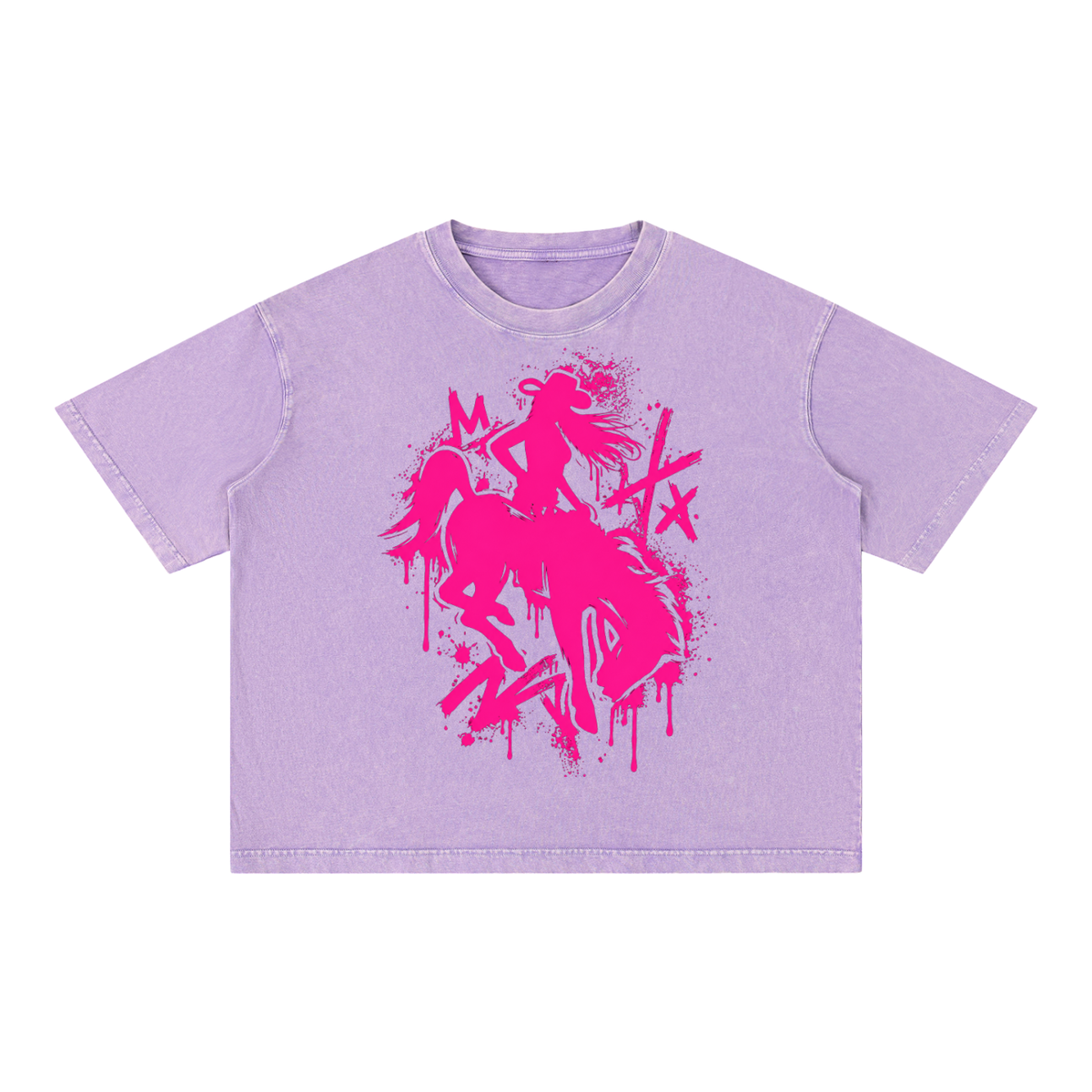 Wyo Woman Graffiti - Boxy T-Shirt