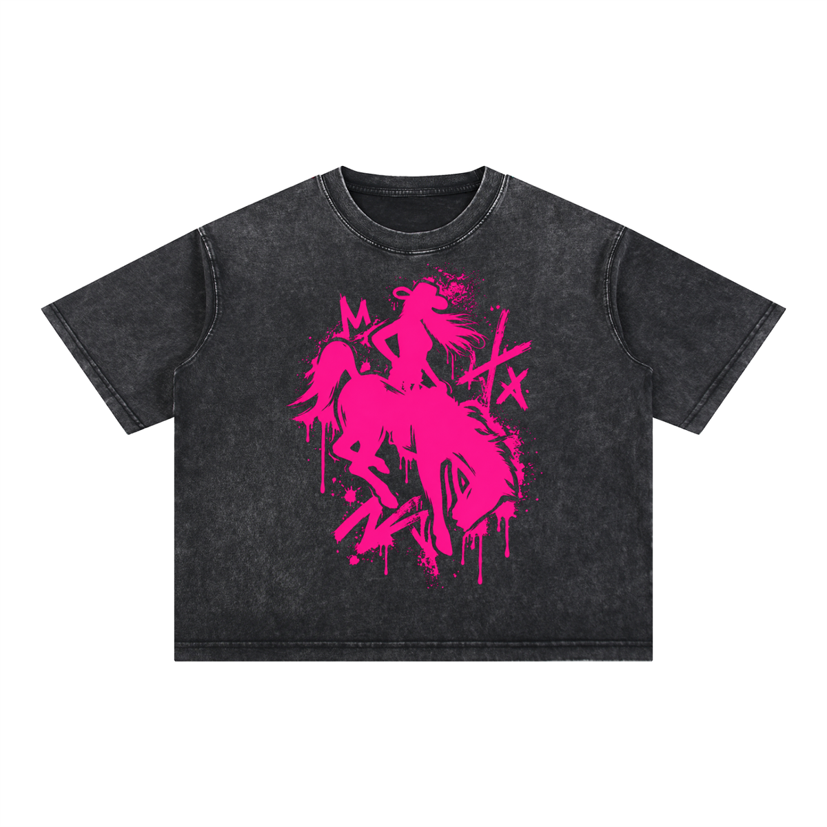 Wyo Woman Graffiti - Boxy T-Shirt