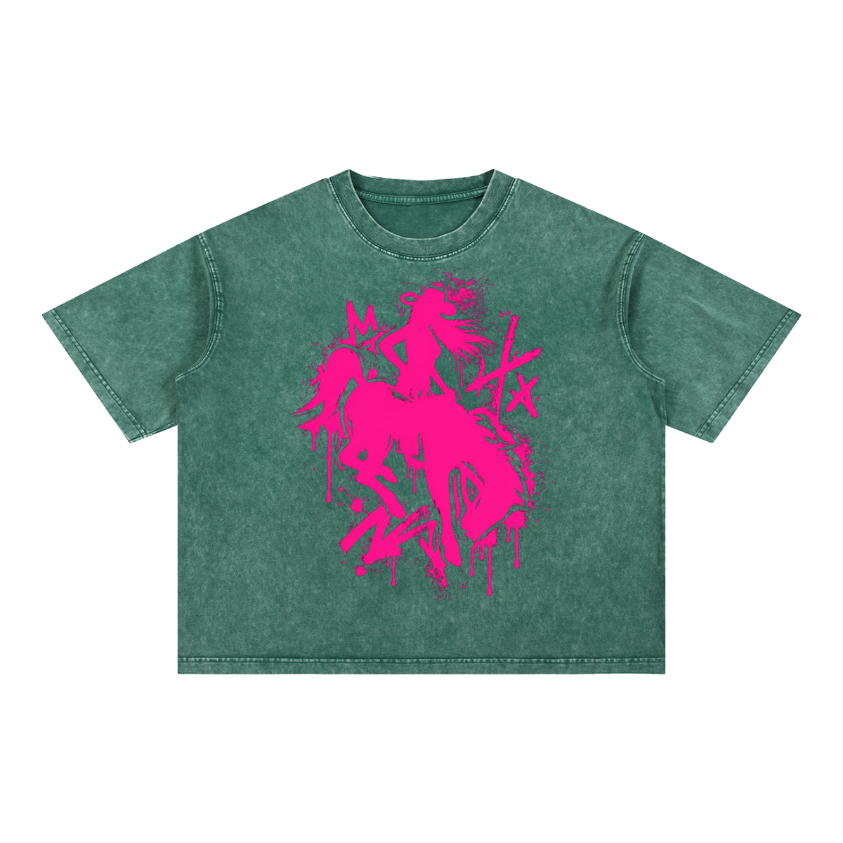 Wyo Woman Graffiti - Boxy T-Shirt