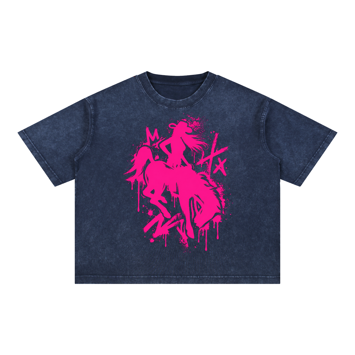Wyo Woman Graffiti - Boxy T-Shirt